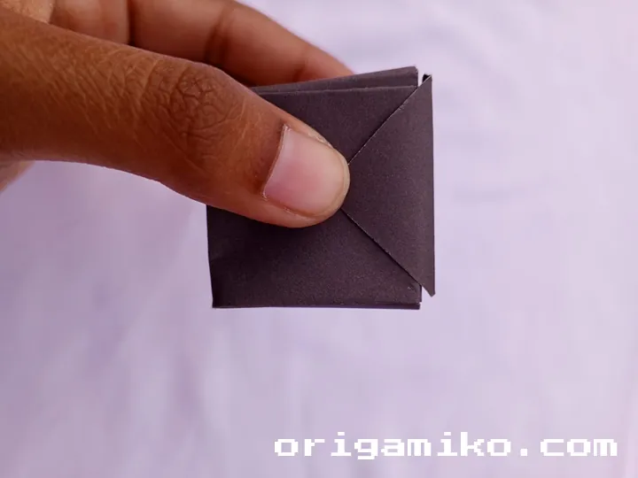 Origami minicraft creper step 4 g