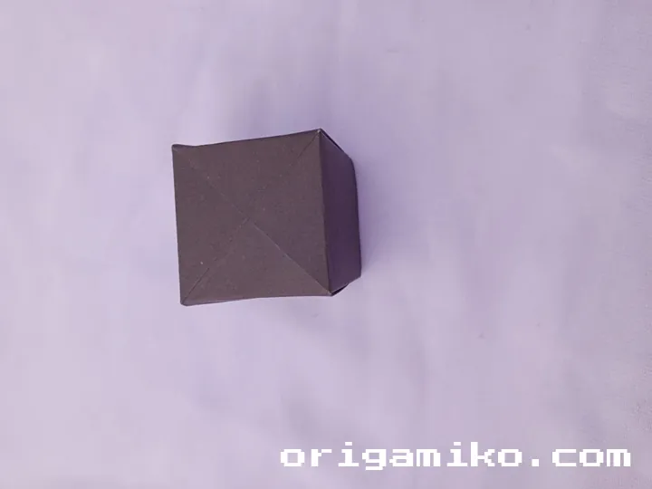 Origami minicraft creper step 4 h