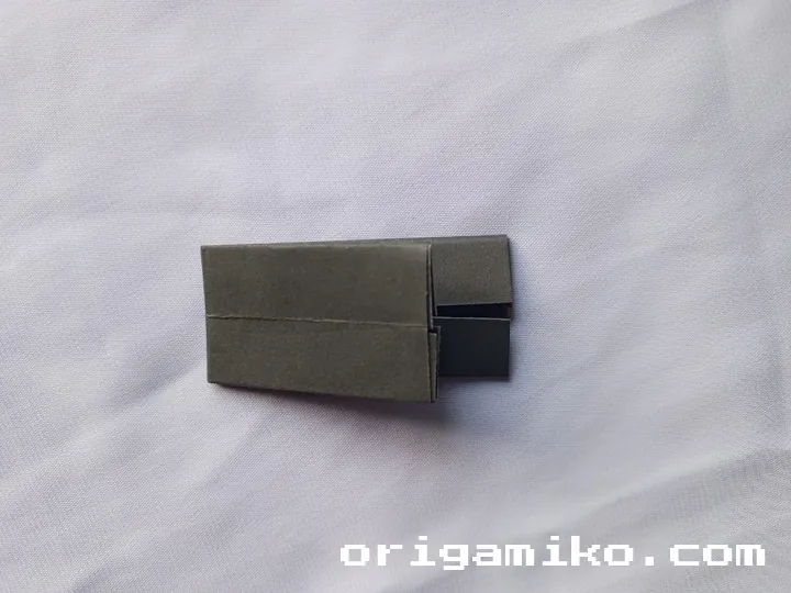 Origami minicraft creper step 6 a