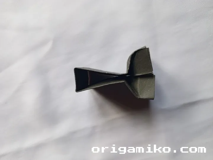 Origami minicraft creper step 7 d