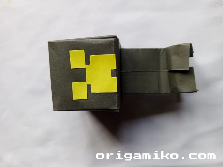 Origami minicraft creper step 7 g
