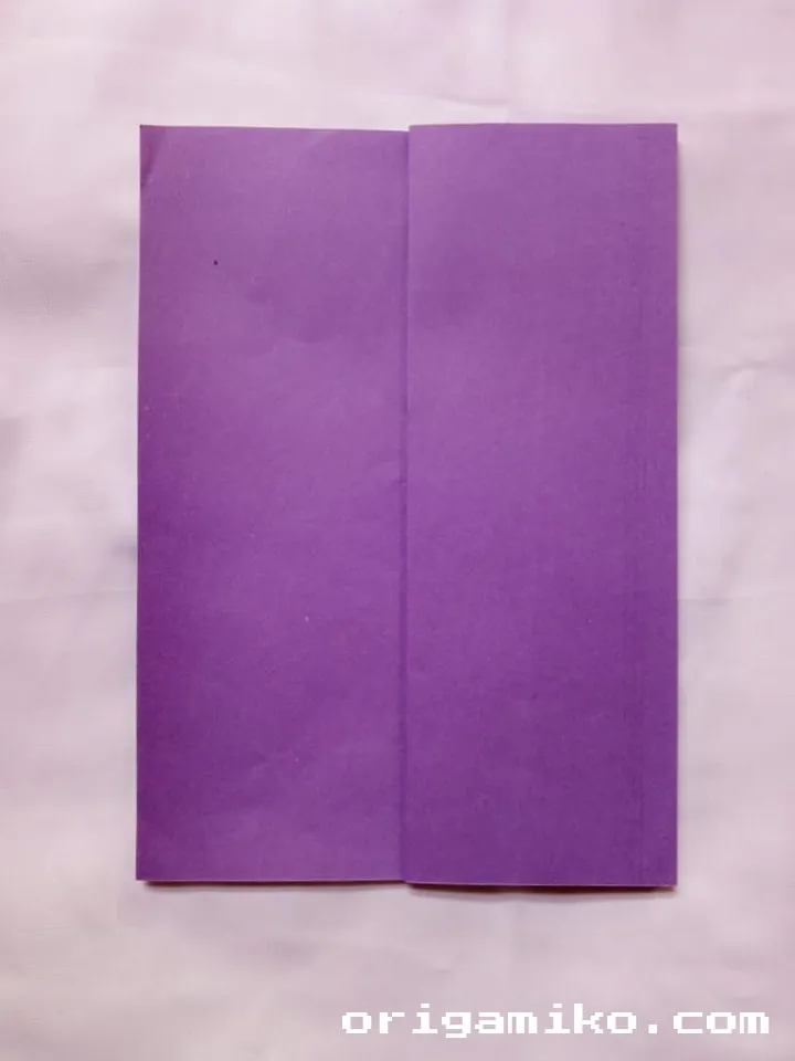 Origami money holder step 2 c