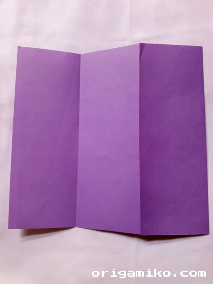 Origami money holder step 3 b