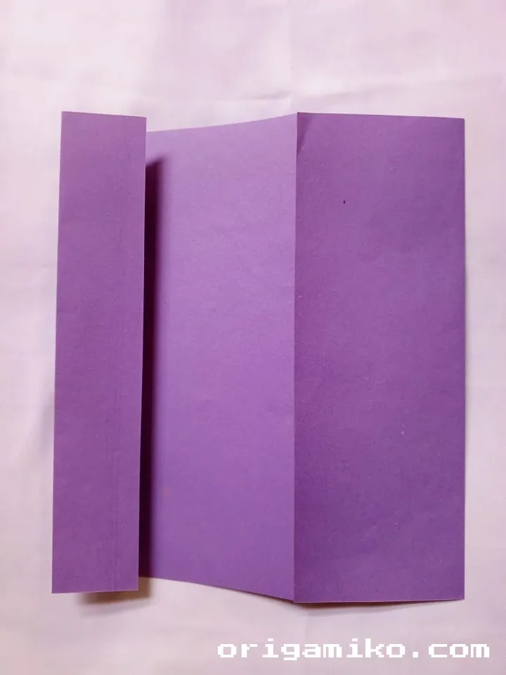 Origami money holder step 3 c