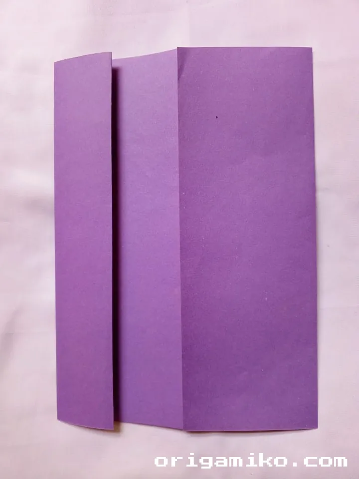Origami money holder step 3 d
