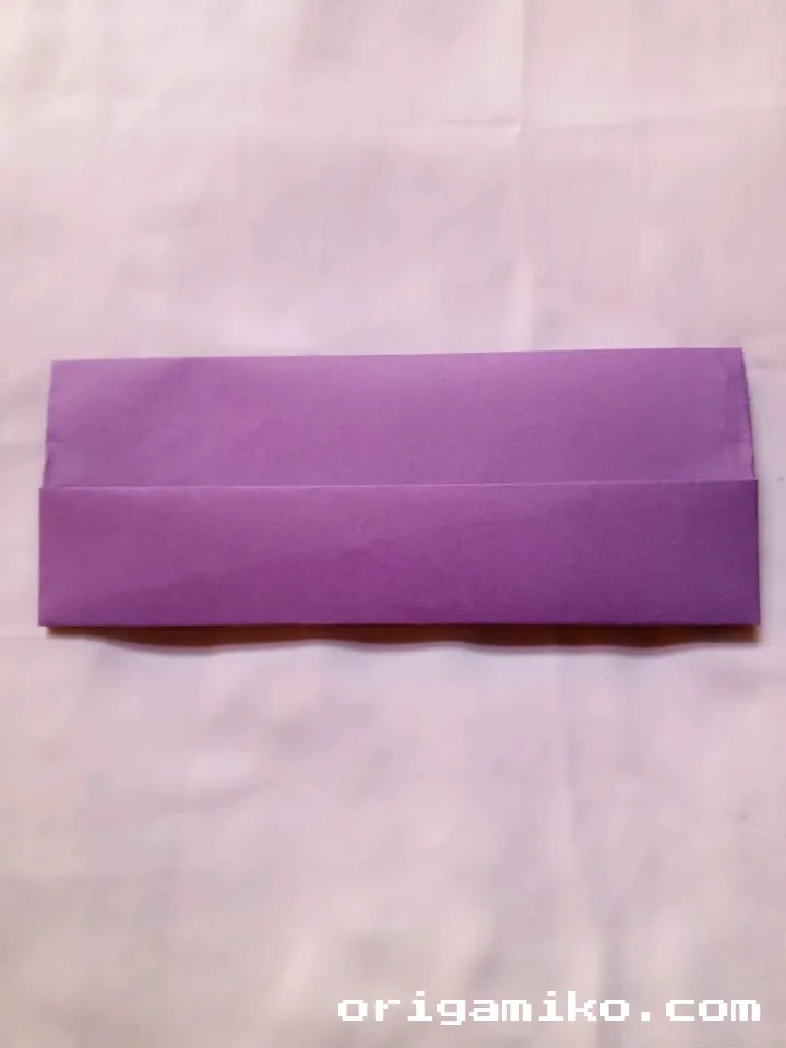 Origami money holder step 4 a