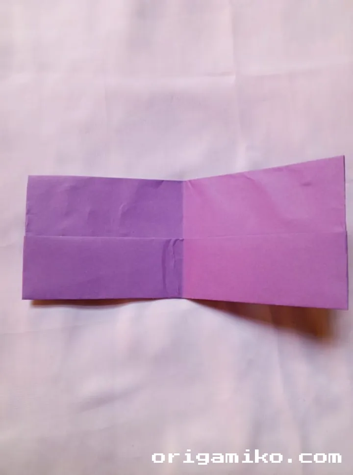 Origami money holder step 4 c