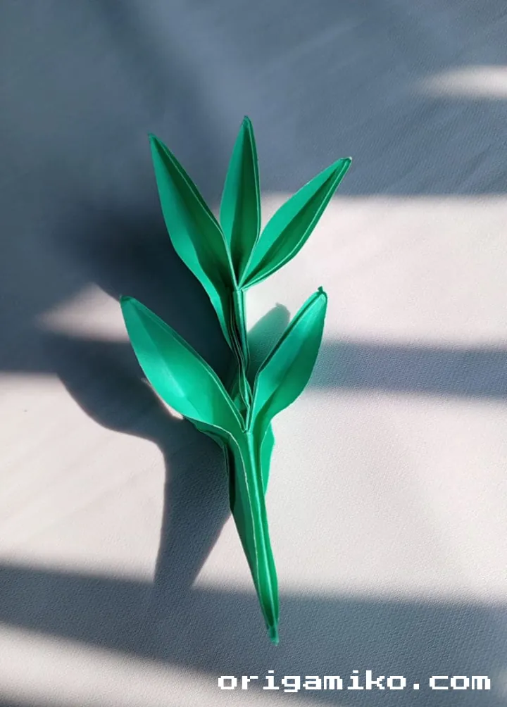 Origami olive branch final 4