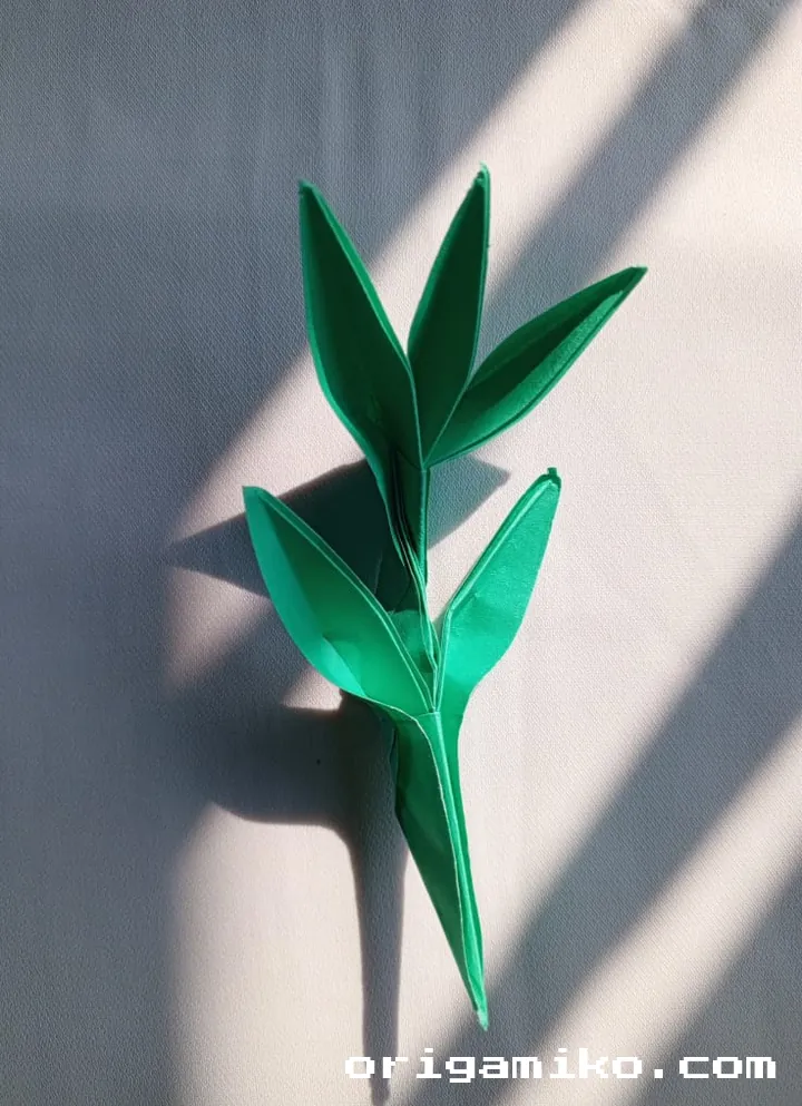 Origami olive branch final 5