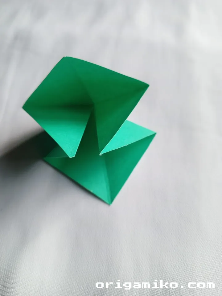 Origami olive branch step 4 a