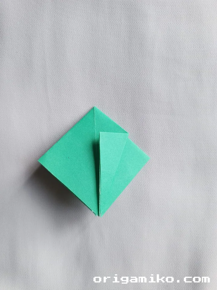 Origami olive branch step 4 d