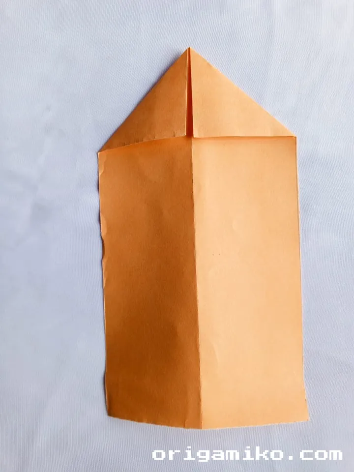 Origami orange step 2 b
