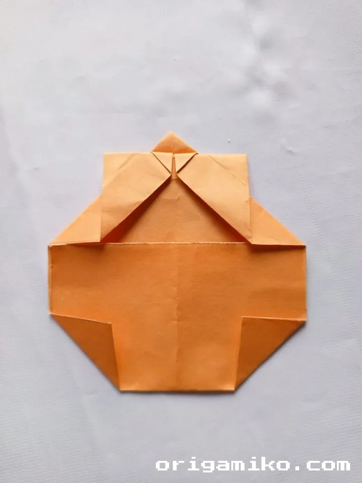 Origami orange step 4 c