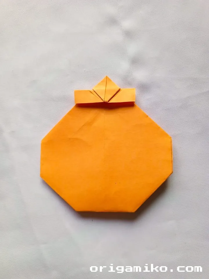 Origami orange step 4 d