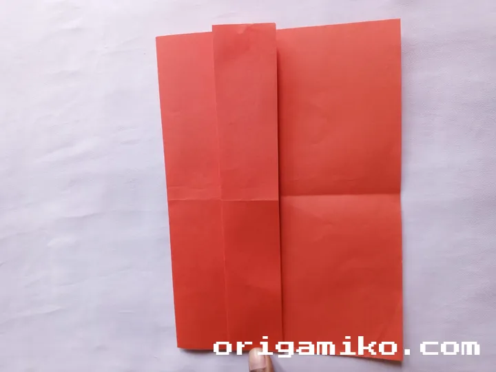 Origami paper holder step 3 c