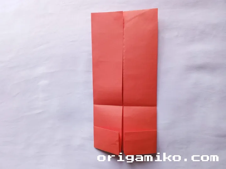 Origami paper holder step 4 e