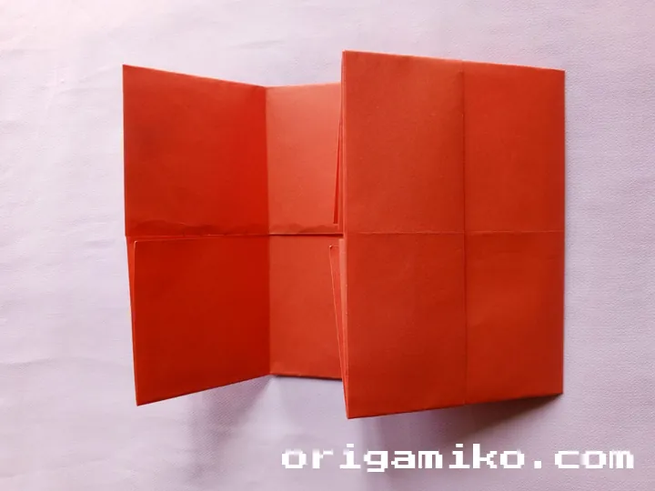 Origami paper holder step 5 b