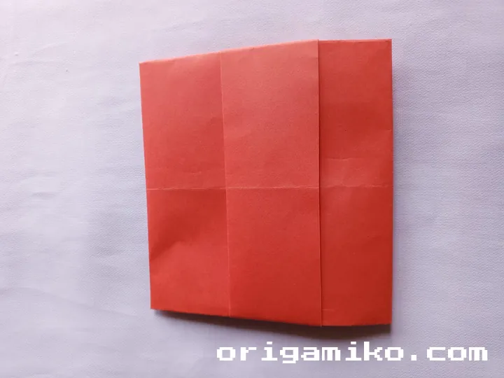 Origami paper holder step 5 e