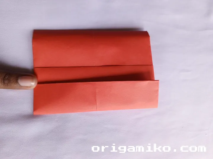 Origami paper holder step 5 g