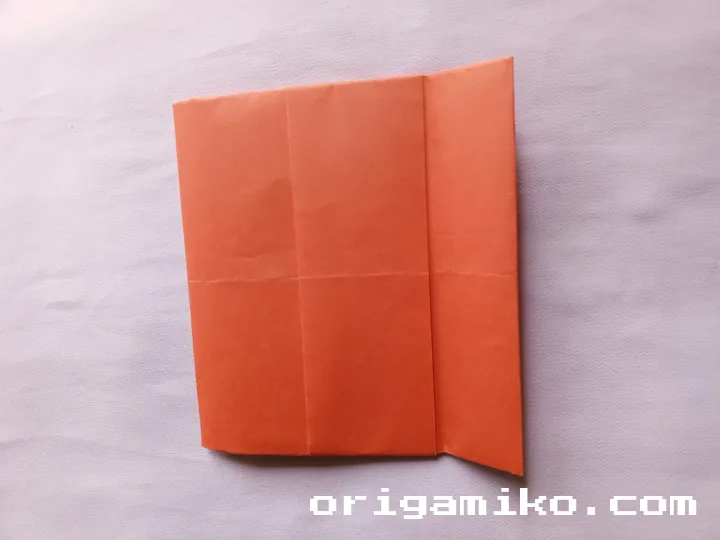 Origami paper holder step 5 h