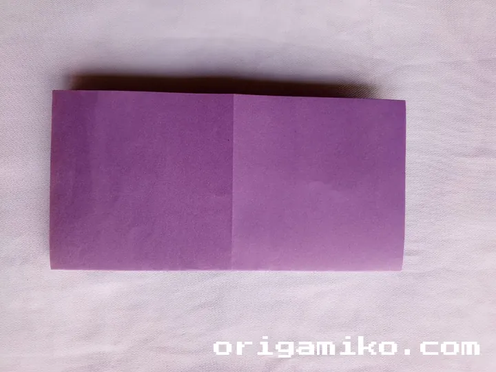 Origami peach step 2 c