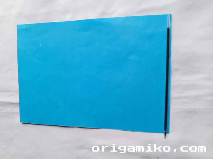 Origami pen step 2 a