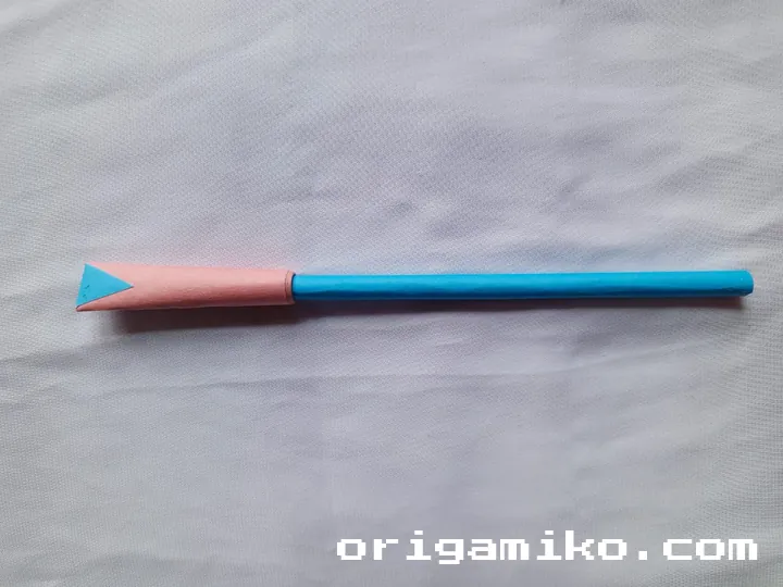Origami pen step 3 e