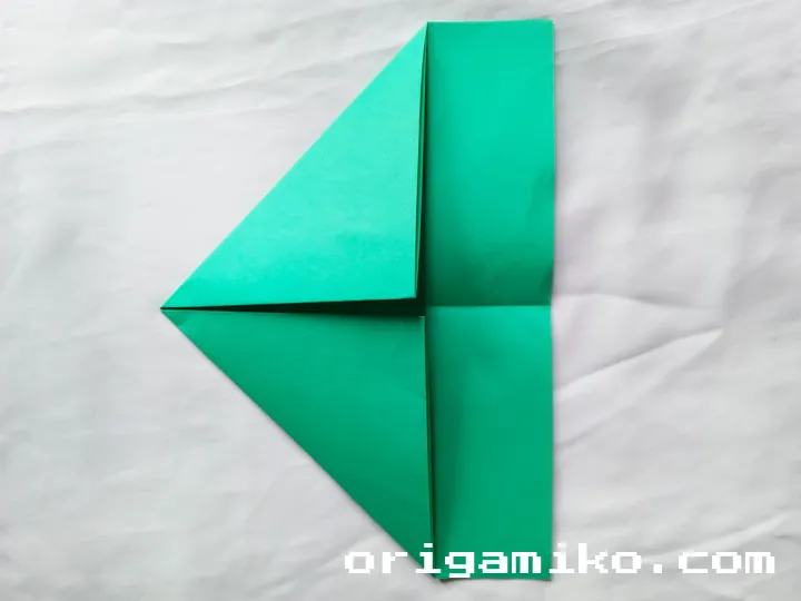 Origami pencil holder step 2 e