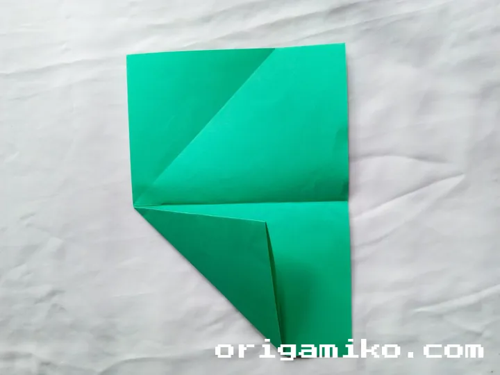 Origami pencil holder step 3 a