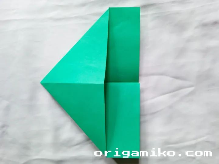 Origami pencil holder step 3 b