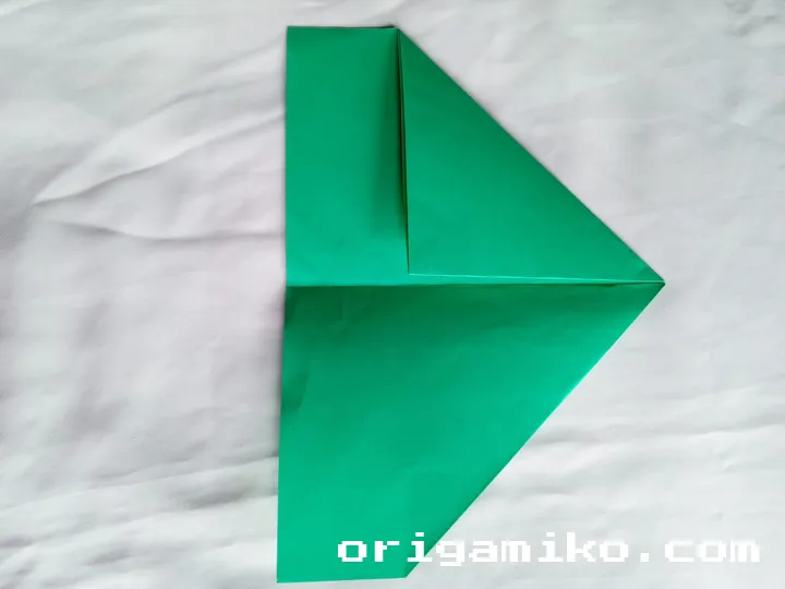 Origami pencil holder step 3 c