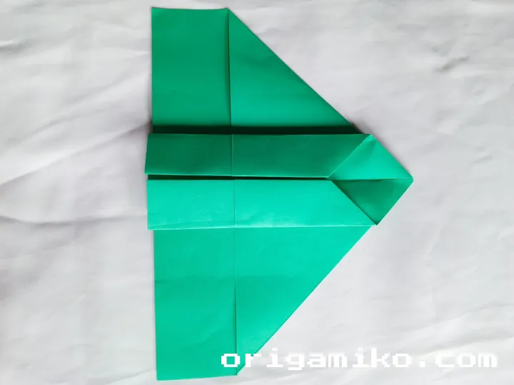 Origami pencil holder step 4 c