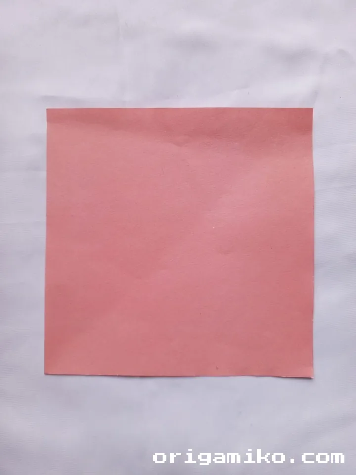 Origami phone holder step 1