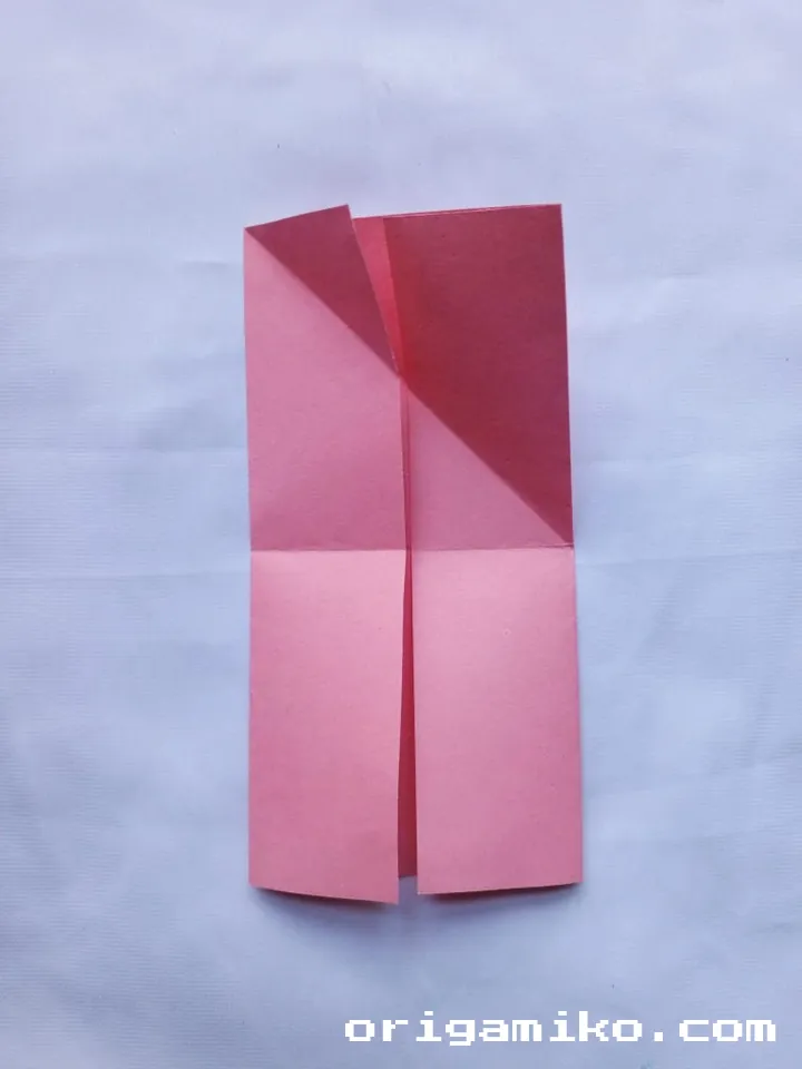 Origami phone holder step 3 d