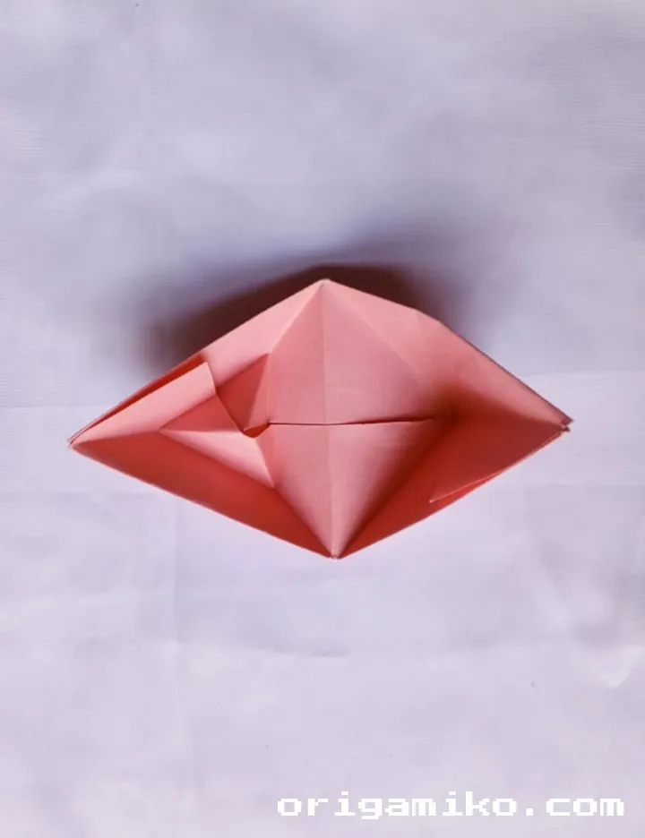 Origami phone holder step 4 j
