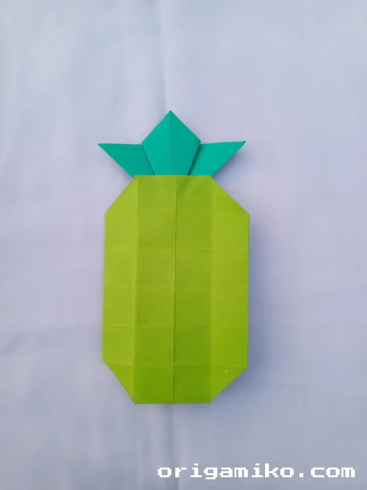 Origami pineapple final 5