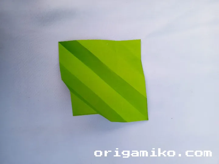Origami pineapple step 2 d