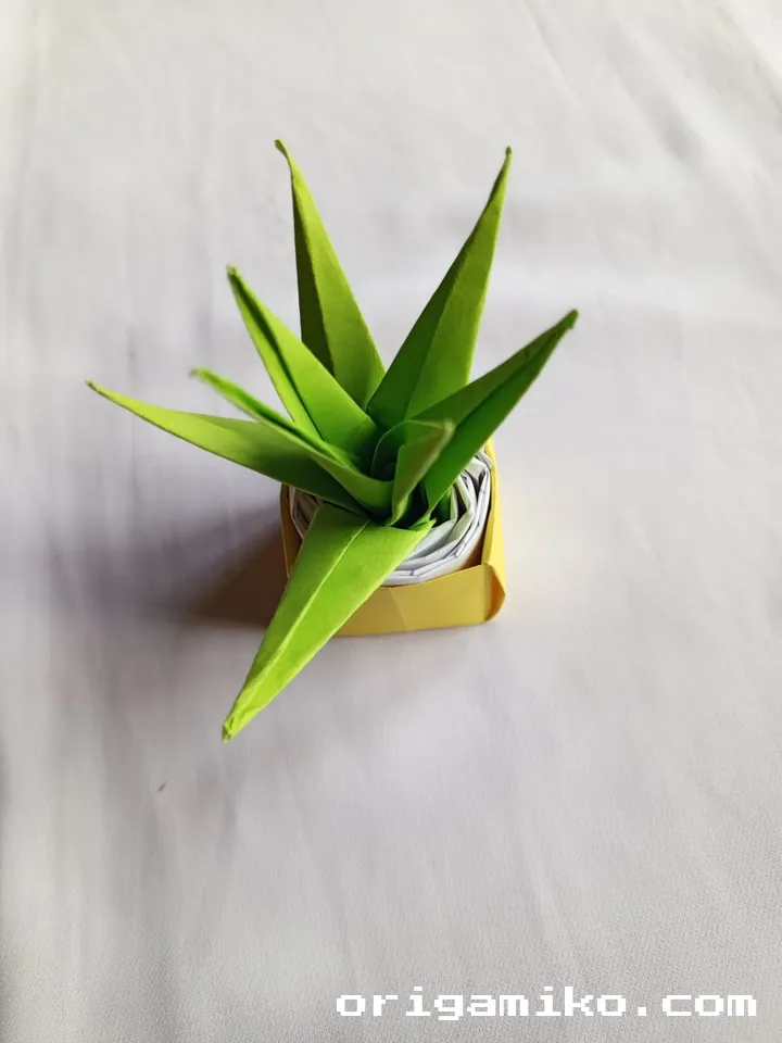 Origami pot plant final 6