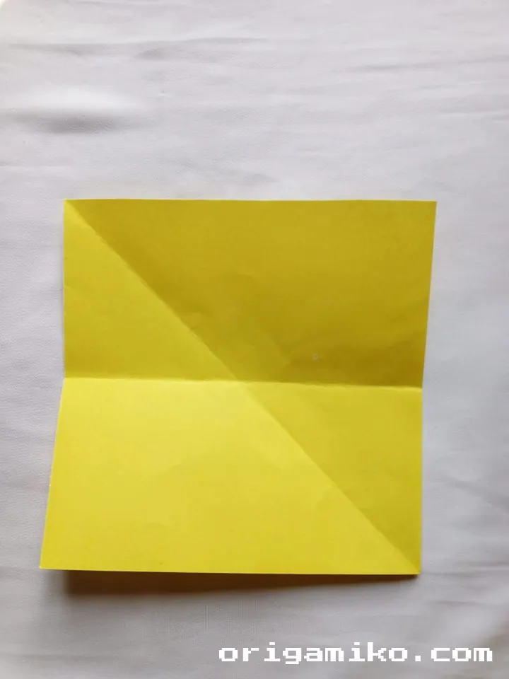 Origami pot plant step 2 b