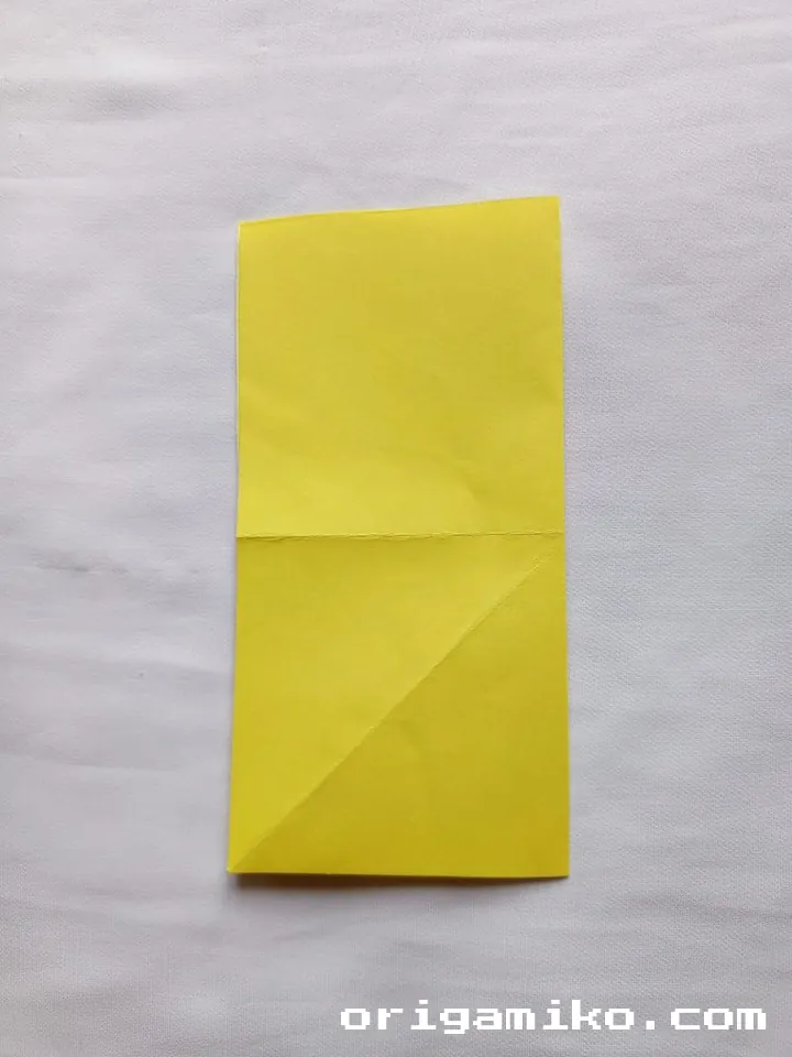 Origami pot plant step 2 c