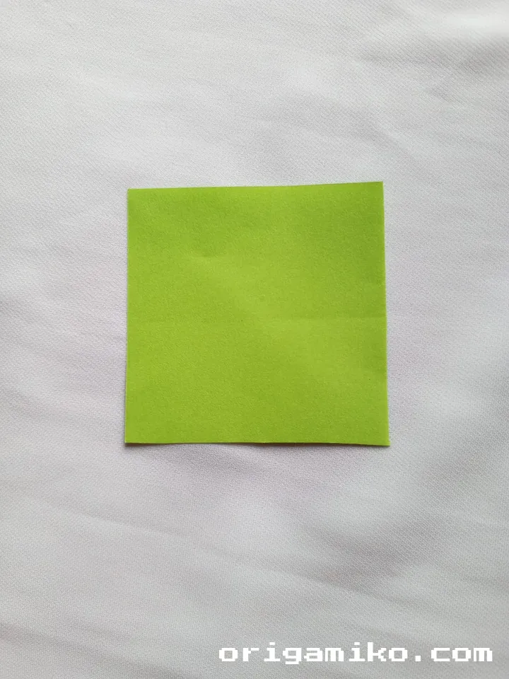Origami pot plant step 5