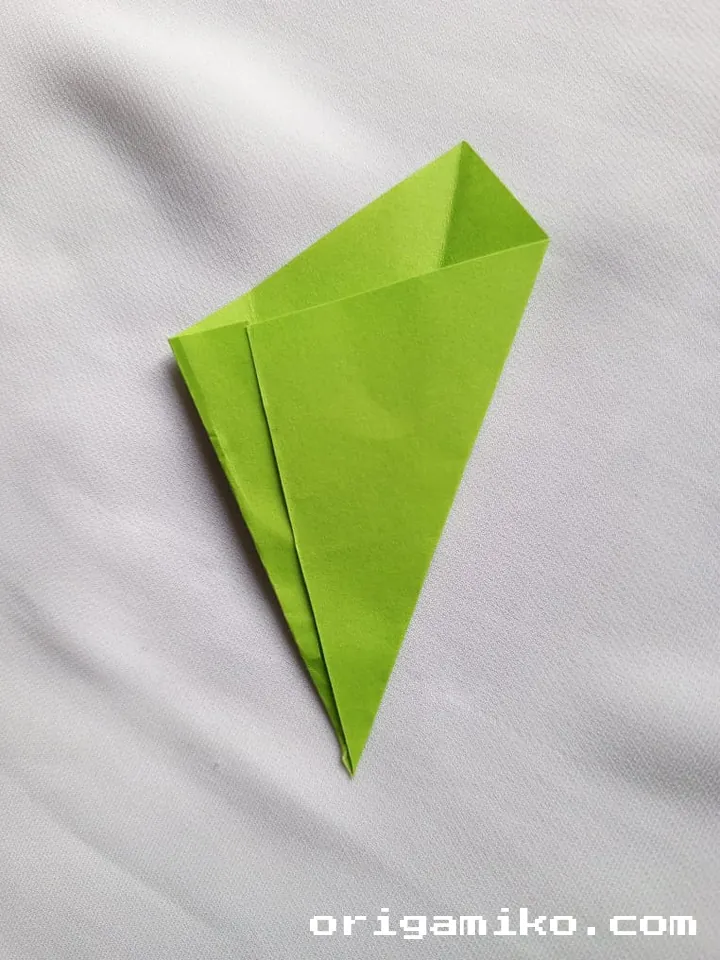 Origami pot plant step 6 f
