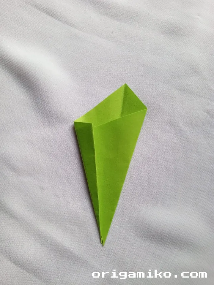 Origami pot plant step 6 g