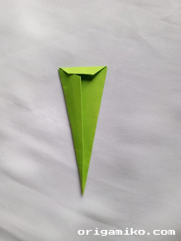 Origami pot plant step 6 j
