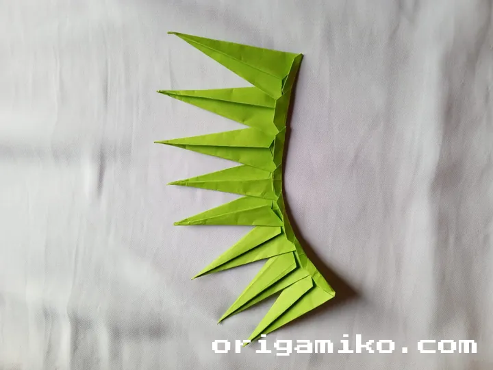 Origami pot plant step 7 a