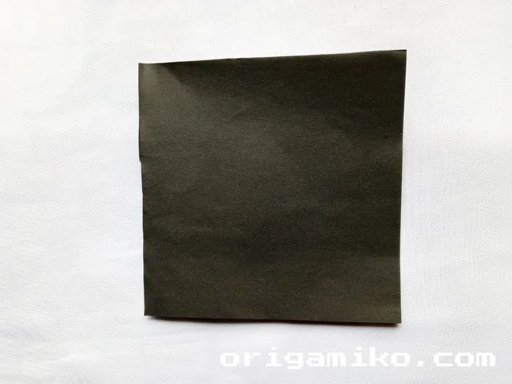 Origami rose bouquet step 1