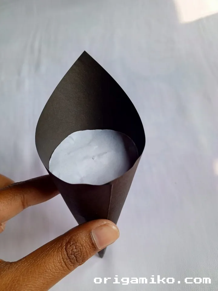 Origami rose bouquet step 2 c