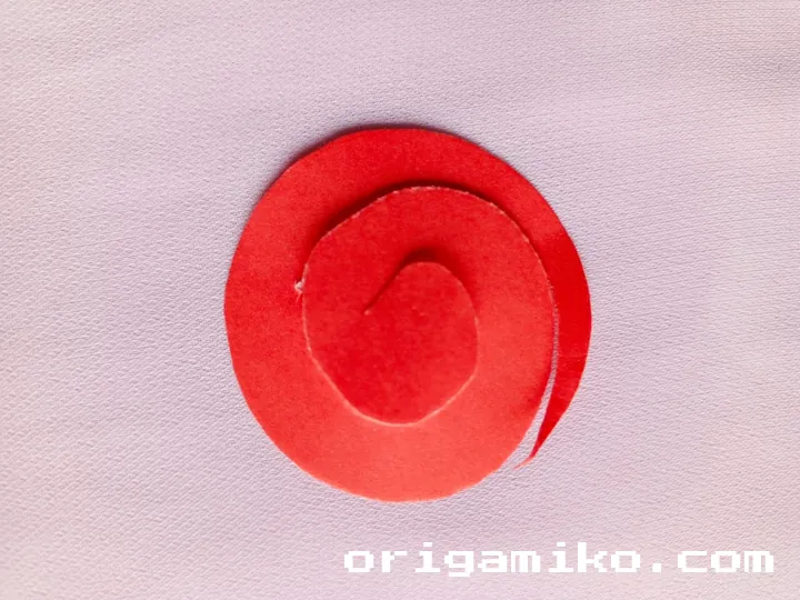 Origami rose bouquet step 3 b