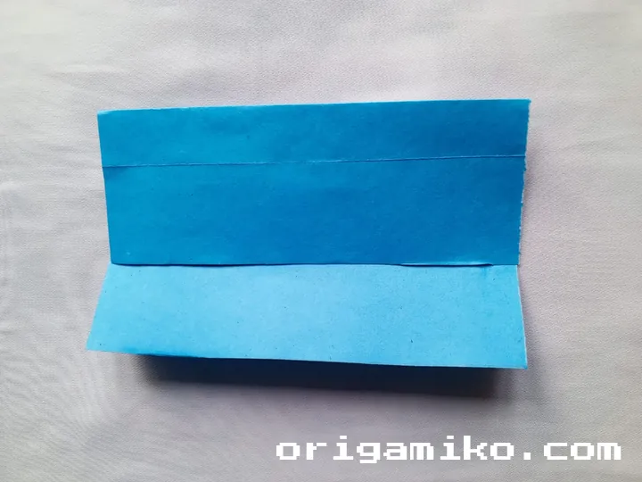 Origami speed boat step 3 a