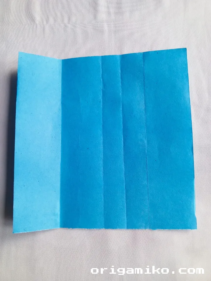 Origami speed boat step 3 b